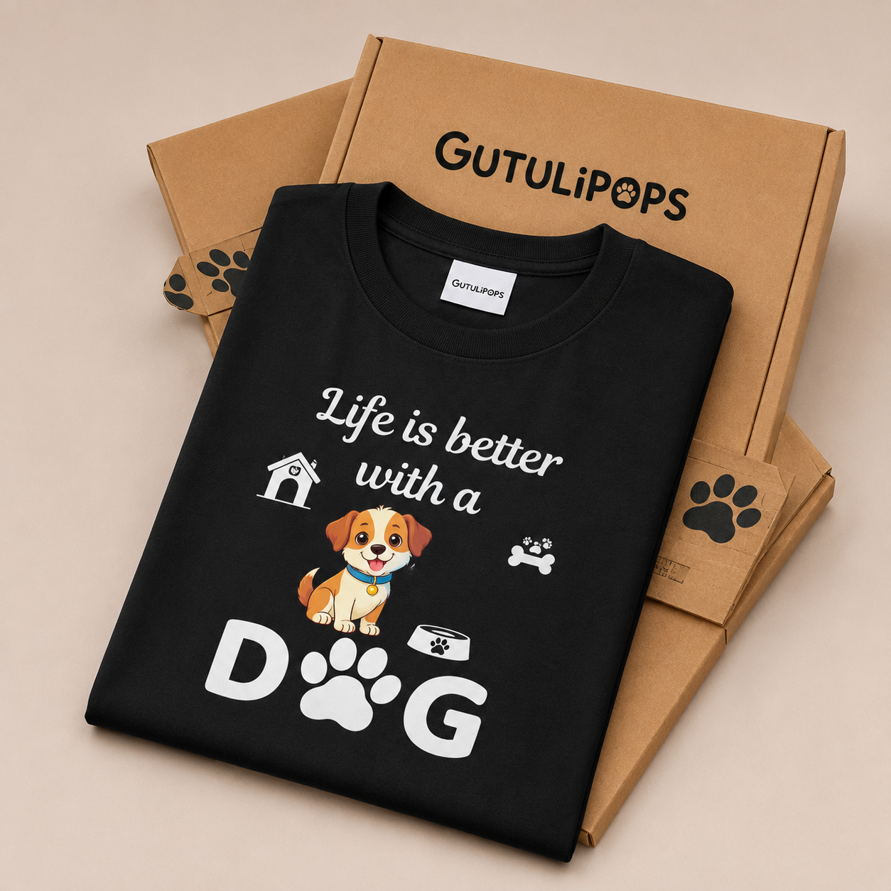 Pet Dog Unisex Oversized Standard T-Shirt