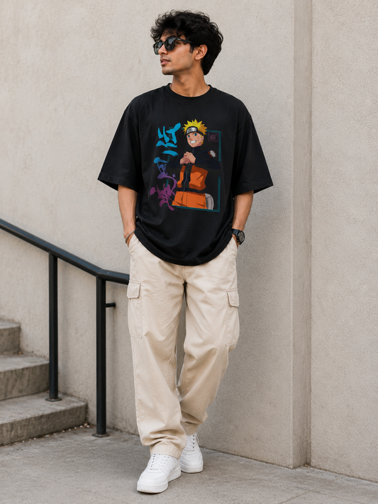 Naruto Unisex Oversized Standard T-Shirt