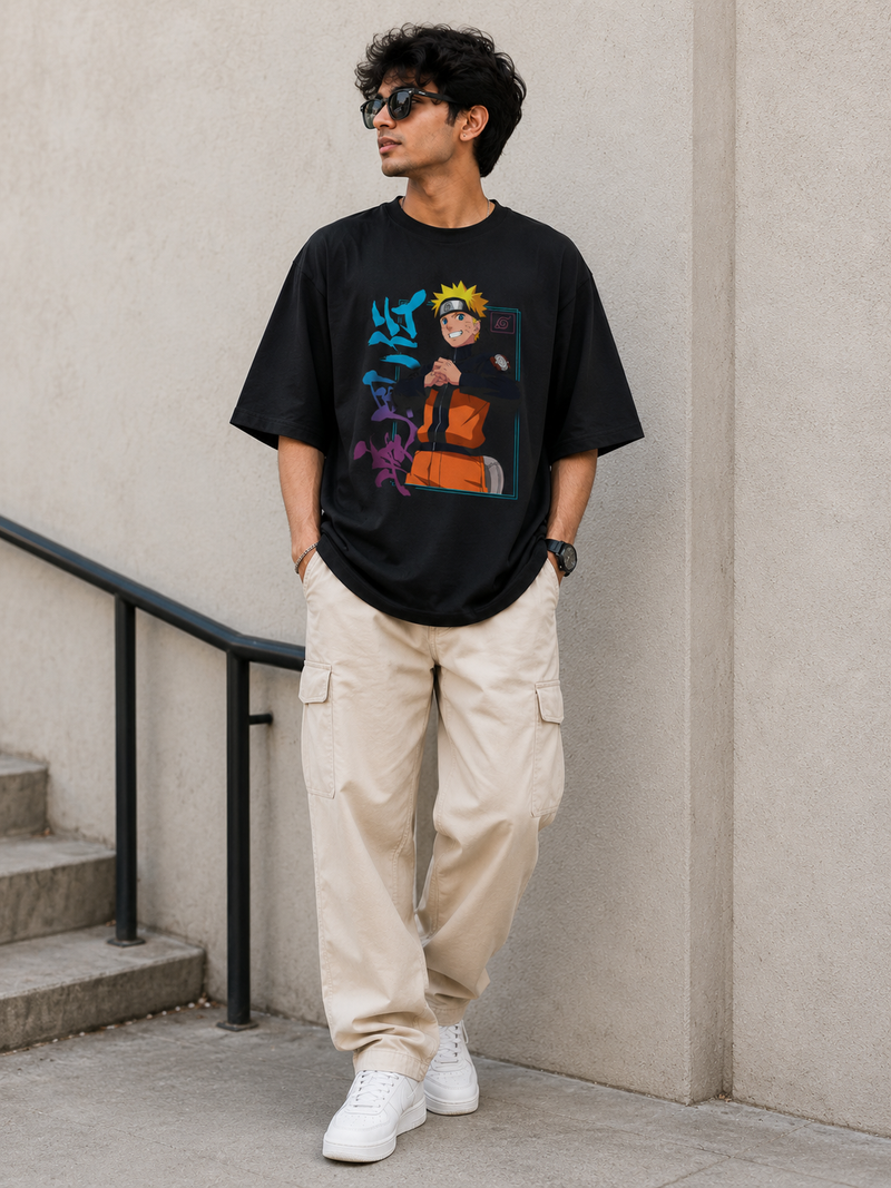 Naruto Unisex Oversized Standard T-Shirt