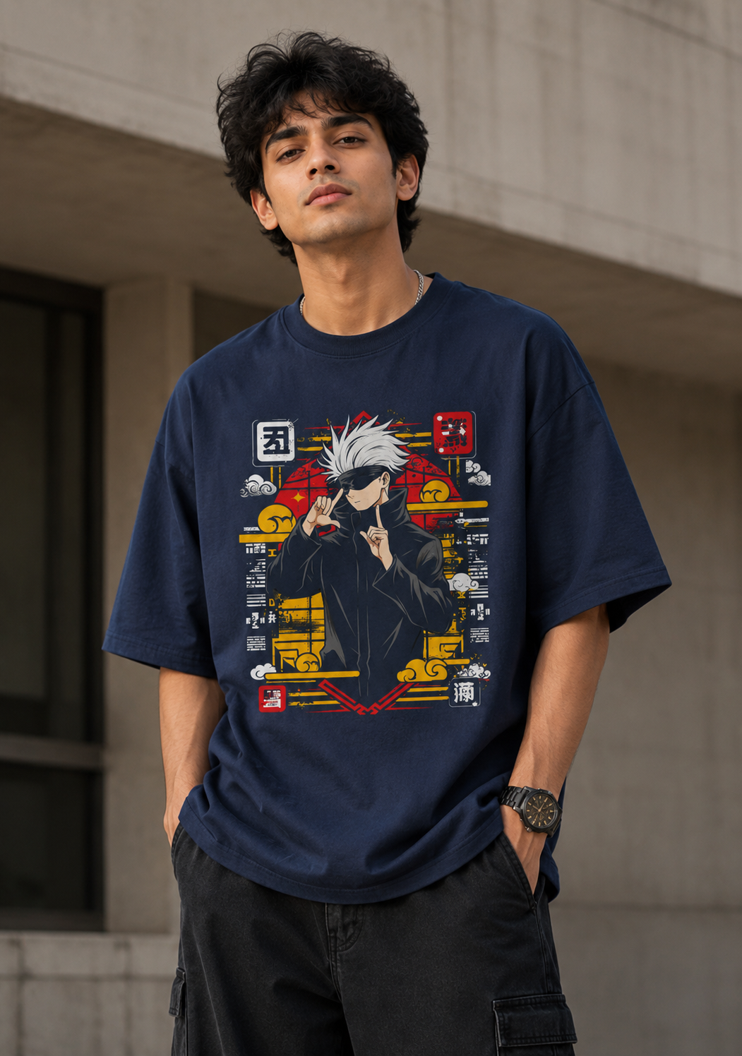 Satoru Gojo Unisex Oversized Standard T-Shirt